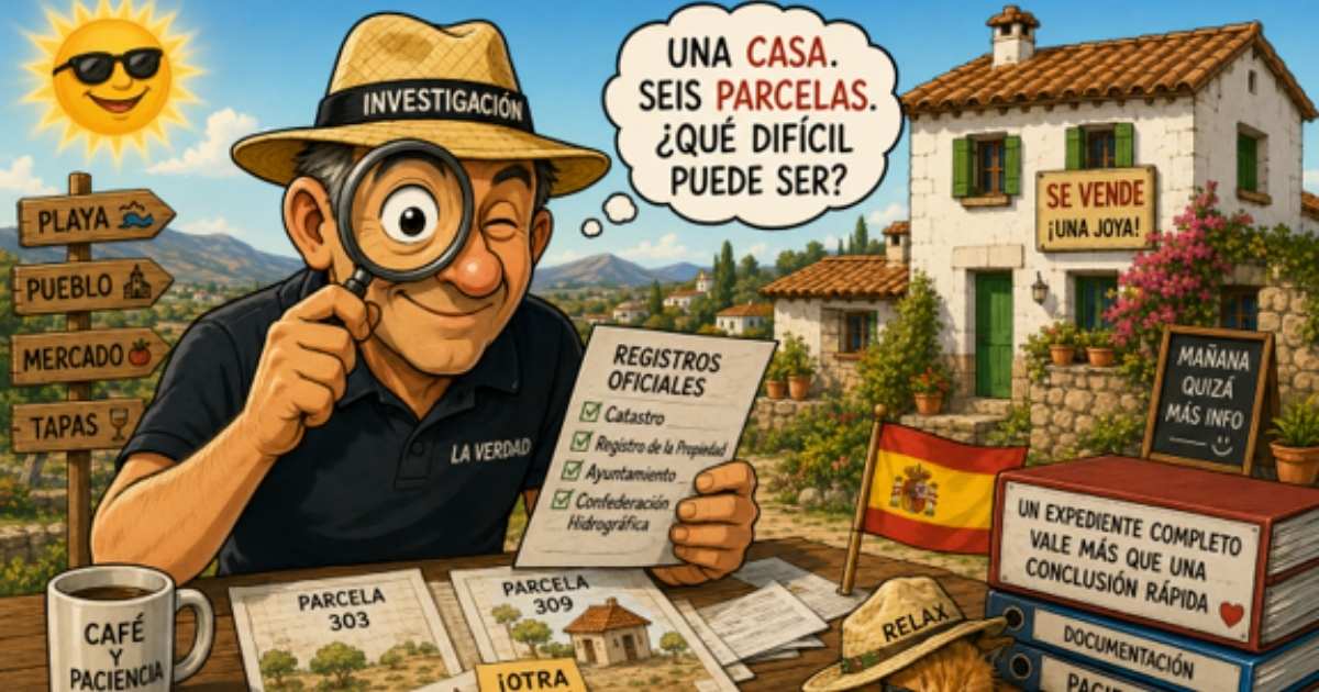 Eén woning. Zes percelen. Hoe moeilijk kan dat zijn in Spanje?