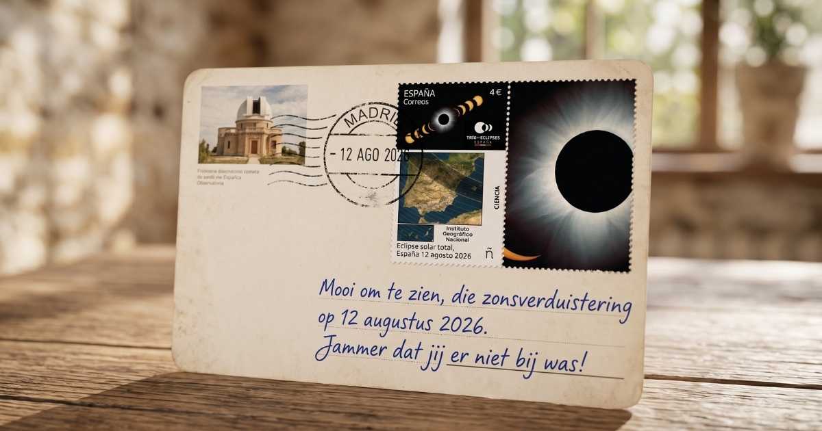 Spanje eert historische zonsverduistering met eigen postzegel