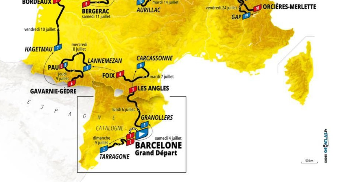 Tour de France 2026 start en rijdt door Spanje: dit moet je weten over de etappe Tarragona-Barcelona