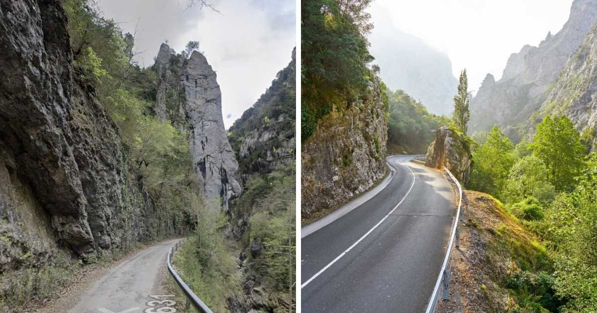 Twee bergwegen voor slow driving: de Cañón de Añisclo in Huesca en de Desfiladero de la Hermida in Cantabrië 1 Bochtige weg tussen bergen en bomen