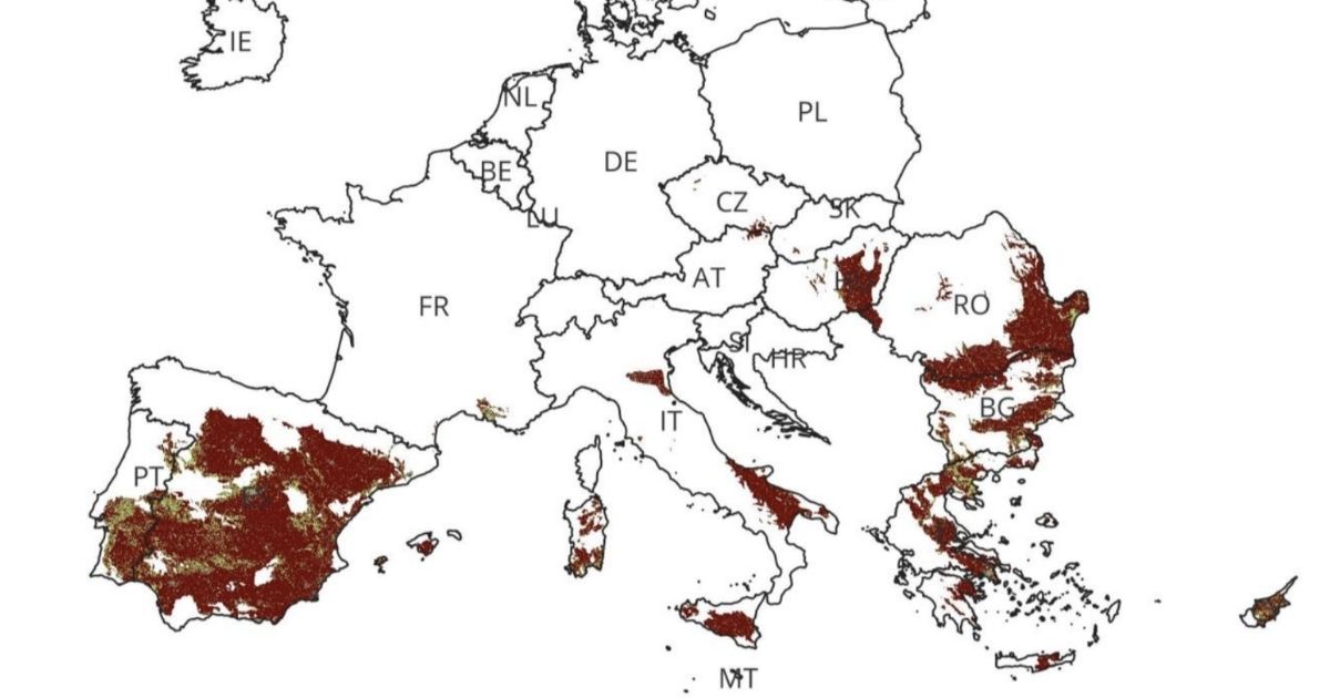 Spanje is nu officieel het meest verwoestijnde land van de EU