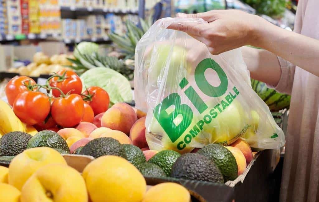 Smederij Echt elleboog Lidl begint met biologisch afbreekbare plastic groente- en fruittasjes in  Spanje