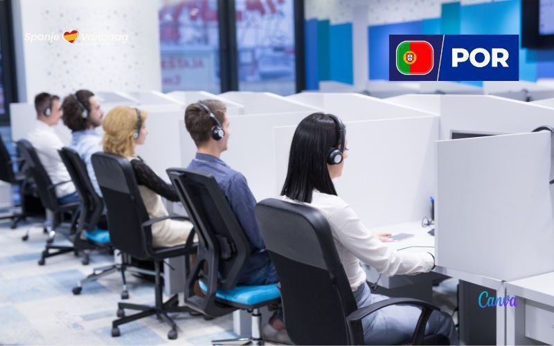 Dit is het paradijs van de laagbetaalde callcenters op 11 kilometer van de Spaanse grens