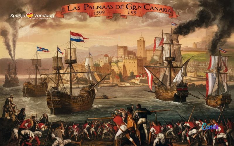 Herdenking van Nederlandse belegering 425 jaar geleden van Las Palmas de Gran Canaria