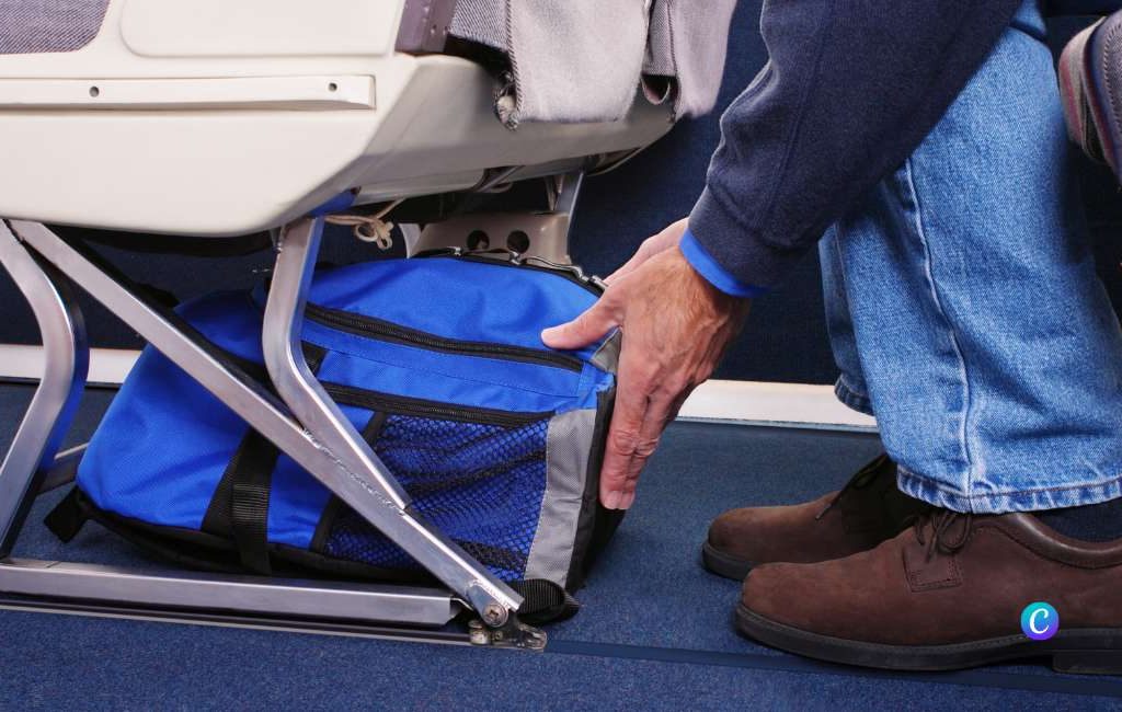 ademen Tarief linnen Afmetingen gratis handbagage voor het vliegen naar Spanje met Ryanair,  Vueling en Transavia etc.