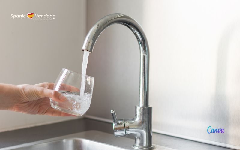 Spanjaarden geven de voorkeur aan kraanwater om te drinken en koken