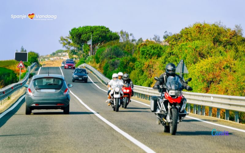 Spanje krijgt in 2025 nieuwe verkeersregels voor motorrijders