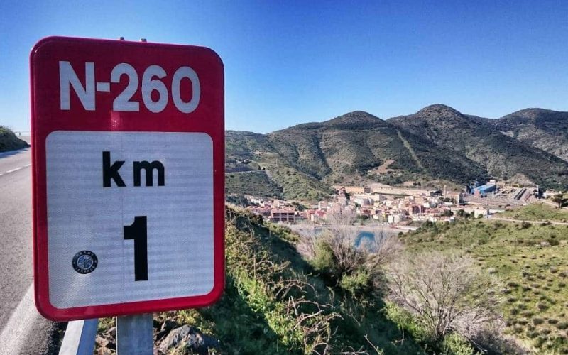 Dwars door de Spaanse Pyreneeën over de N-260