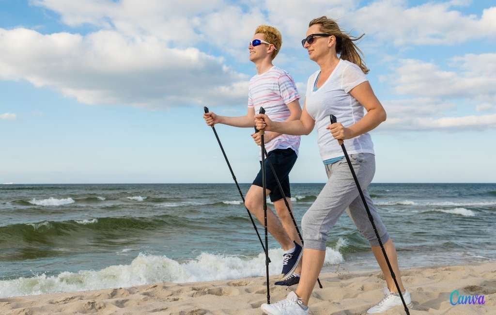 Bewolkt Uitgestorven Levendig Harvard-studie laat zien dat Nordic Walking (in Spanje) heel gezond is