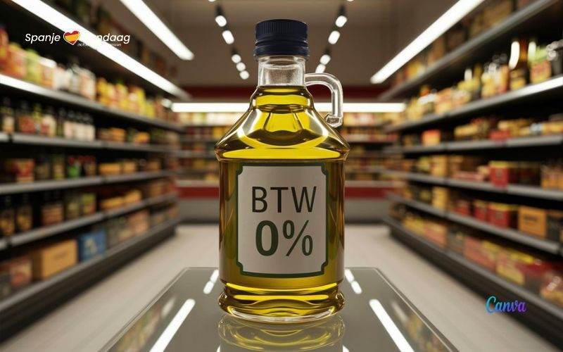 De Spaanse overheid verlaagt het btw-tarief op olijfolie tijdelijk naar 0 procent