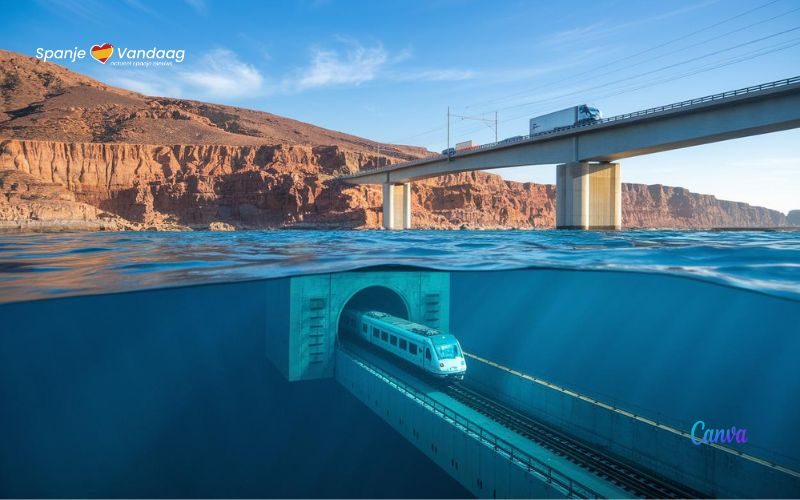 Waarom een tunnel en geen brug tussen Spanje en Marokko?