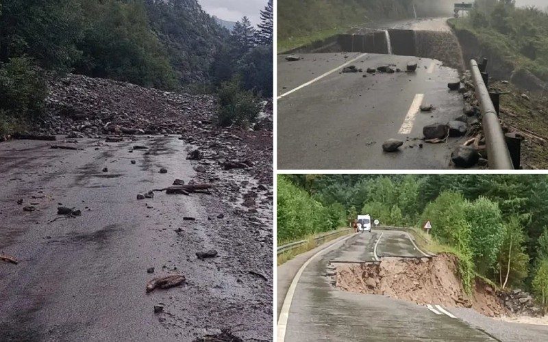 Gernstunnels Bielsa en Somport in de Pyreneeën gesloten vanwege aardverschuivingen